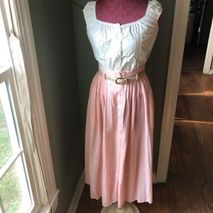 VNTG Baby Pink A-Line Skirt w/ Pockets